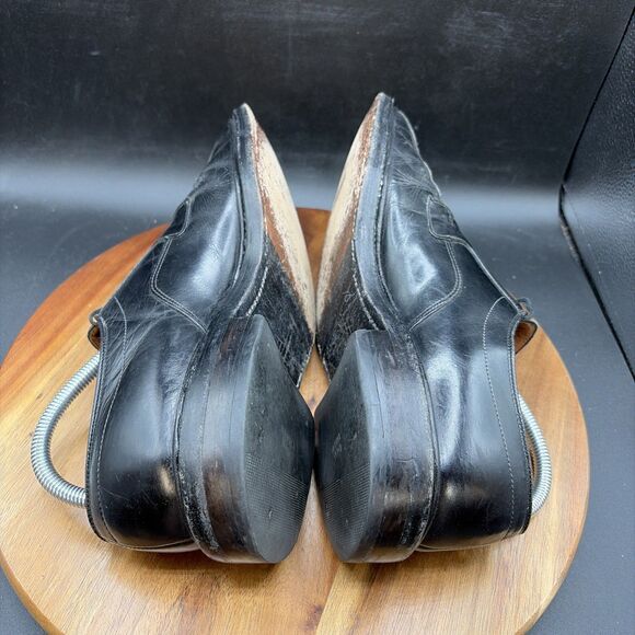 Allen Edmonds Hillcrest Mens Size 8.5 D Dress Shoes Black Oxford Leather